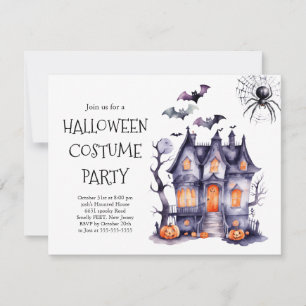 Halloween Costume Party Einladung unheimlich