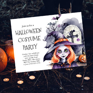Halloween Costume Party Einladung   unheimlich