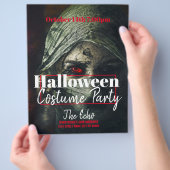 Halloween Costume Party Event Flyer (Hand)