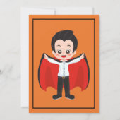 Halloween Costume Party für Kinder nach Maß Einladung (Rückseite)