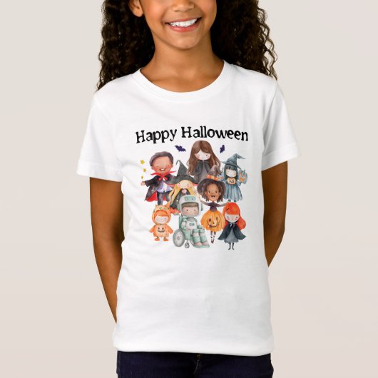 Halloween Costume Party für Kinder T-Shirt (Vorderseite)