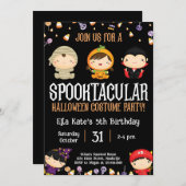 Halloween Costume Party Geburtstagskind Party Einladung (Vorne/Hinten)