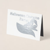 Halloween Costume Party | Hexenhut Folienkarte (Vorderseite)