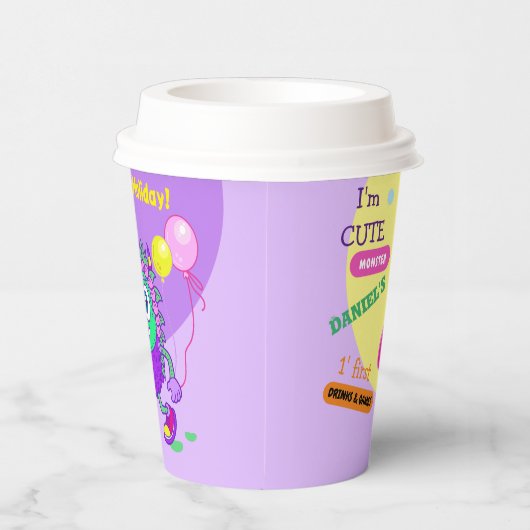 Halloween Costume Party Monsters lustiger Tanz Pappbecher (Rechts)