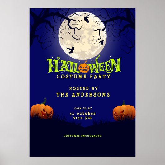 Halloween Costume Party Poster (Vorne)
