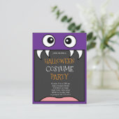 Halloween Costume Party Postkarte (Stehend Vorderseite)
