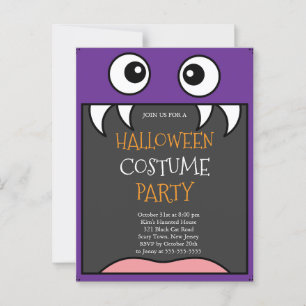 Halloween Costume Party Postkarte
