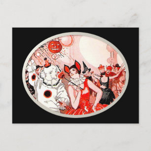 Halloween Costume Party Postkarte