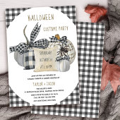 Halloween Costume Party Rustikales Bauernhaus Pump Einladung