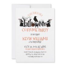Halloween Costume Party SpookyHalloween Typografie