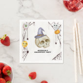 Halloween Costume Party Wasserfarbe Serviette (Beispiel)