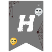 Halloween Costume Party Wasserfarbe Wimpelkette (Zweite Fahne)