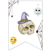 Halloween Costume Party Wasserfarbe Wimpelkette (Erste Fahne)