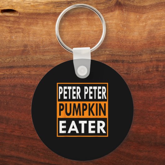 Halloween Costume Peter Pumpkin Eater  Schlüsselanhänger (Vorderseite)