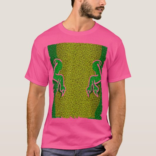 Halloween Costume Shirt - Lizard Dinosaurier Arms  (Vorderseite)