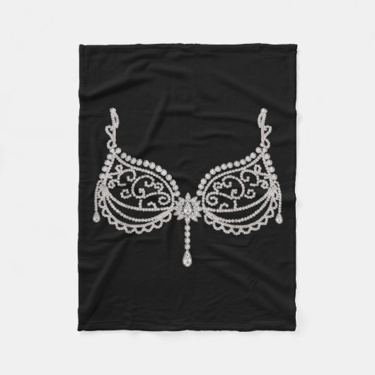 Halloween Costume Show Girl Fleecedecke (Vorderseite)