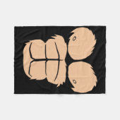 Halloween Costume Spaß Monkey Gorilla Anzug Ha Fleecedecke (Vorderseite (Horizontal))