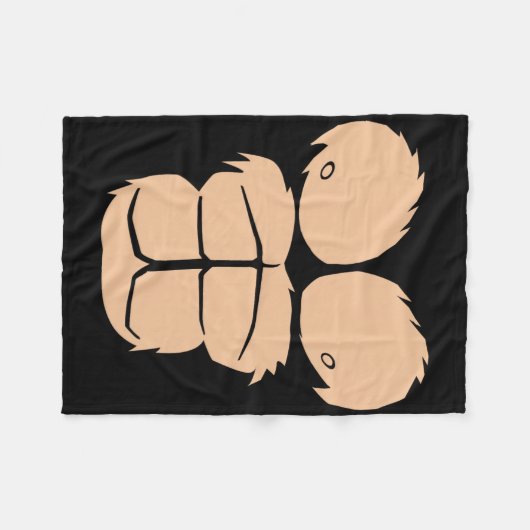 Halloween Costume Spaß Monkey Gorilla Anzug Ha Fleecedecke (Vorderseite (Horizontal))