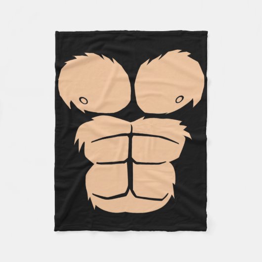 Halloween Costume Spaß Monkey Gorilla Anzug Ha Fleecedecke (Vorderseite)