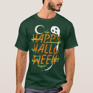 Halloween Costume Spirit Ghost Moon wünscht Happy  T-Shirt