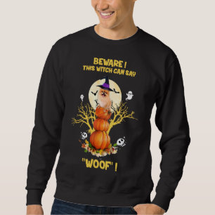 Halloween Costume Spitz Funny Sweatshirt