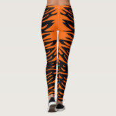 Halloween Costume Tiger Stripes Leggings (Rückseite)