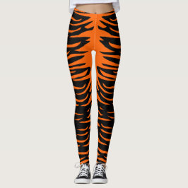 Halloween Costume Tiger Stripes Leggings