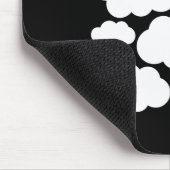 Halloween Costume Weiße Wolken Mousepad (Ecke)