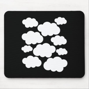 Halloween Costume Weiße Wolken Mousepad