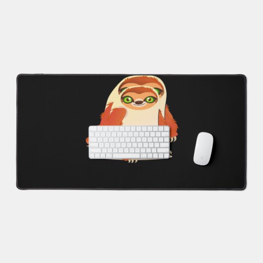 Halloween costumes sloth Oversized T-Shirt Schreibtischunterlage (Tastatur & Maus)