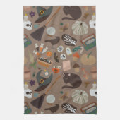 Halloween Cotattcore Geschirrtuch (Vertikal)