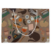 Halloween Cotattcore Große Geschenktüte (Rückseite)