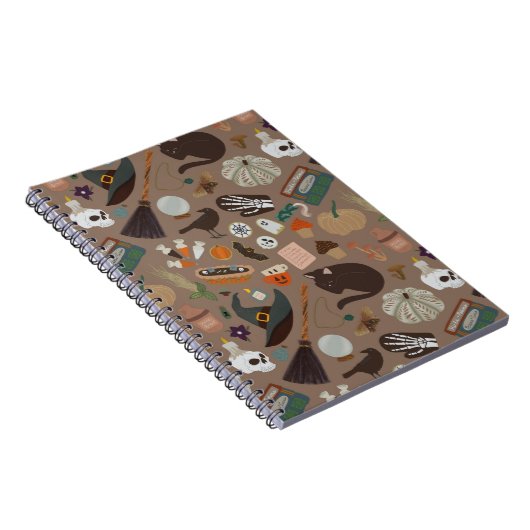 Halloween Cotattcore Notizblock (Rechte Seite)