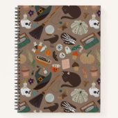 Halloween Cotattcore Notizblock (Vorderseite)