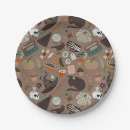 Halloween Cotattcore Pappteller