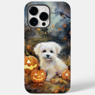 Halloween Coton De Tulear mit Pumpkins Beängstigen Case-Mate iPhone 14 Pro Max Hülle