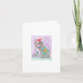 Halloween Count Candy Horn Karte (Vorderseite)