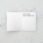 Halloween Count Candy Horn Karte (Innenseite)