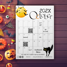 Halloween Countdown Advent Calendar Werbeaktion Gi Einladung