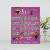 Halloween Countdown Advent Kalender Business-Angeb (Stehend Vorderseite)