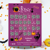 Halloween Countdown Advent Kalender Business-Angeb Ankündigung