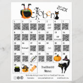 Halloween Countdown Advent Kalender Business-Angeb Flyer (Vorne)