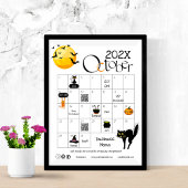 Halloween Countdown Advent Kalender Niedliche Symb Flyer