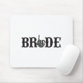 Halloween Couple Bride Groom Skeleton Matching Bri Mousepad (Mit Mouse)