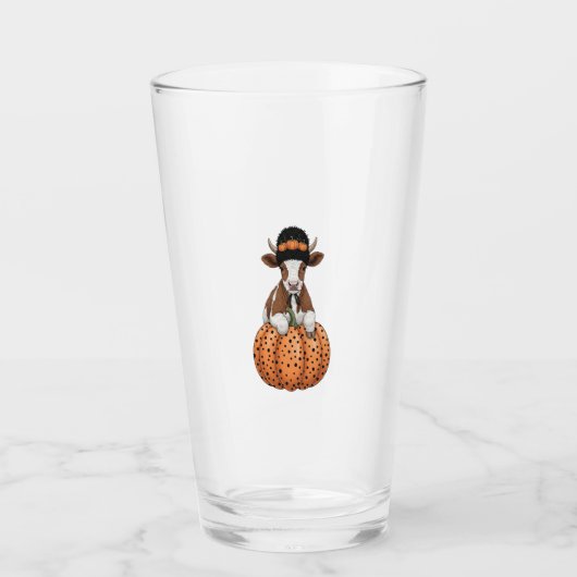 Halloween Cow 2 Glas (Vorderseite)