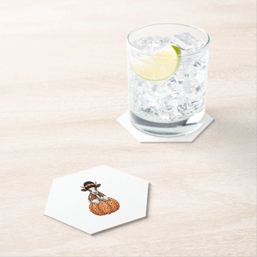 Halloween Cow 2 Untersetzer (Vor Ort)