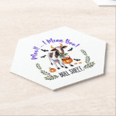 Halloween Cow Bull Sheet Untersetzer (angewinkelt)