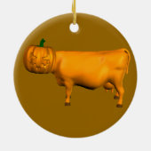Halloween Cow Keramikornament (Hinten)