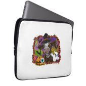 Halloween Cow Laptopschutzhülle (Vorne Rechts)