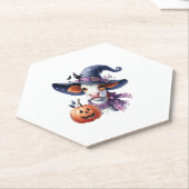 Halloween Cow mit Herbst Untersetzer (angewinkelt)